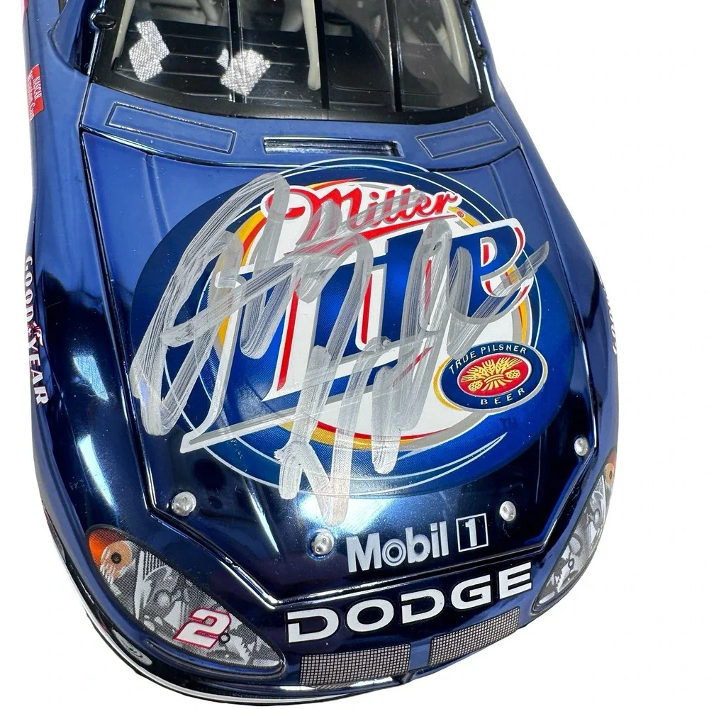 Rusty Wallace Signed 2003 Miller Lite Dodge 600th Consecutive Start 1 of 1008